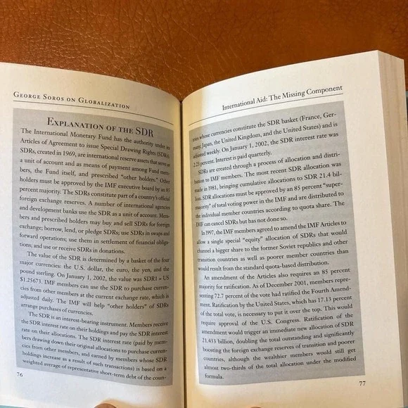 On Globalization by George Soros Hardcover Book Neoliberalism Dark Money Politic - Picture 7 of 8